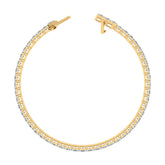 18k Yellow Gold and Diamond Tennis measuring 7 inches length and total gold weight of 13.88g